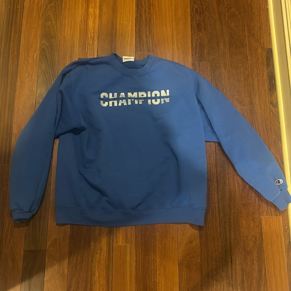 Blue Champion Crewneck (XL)